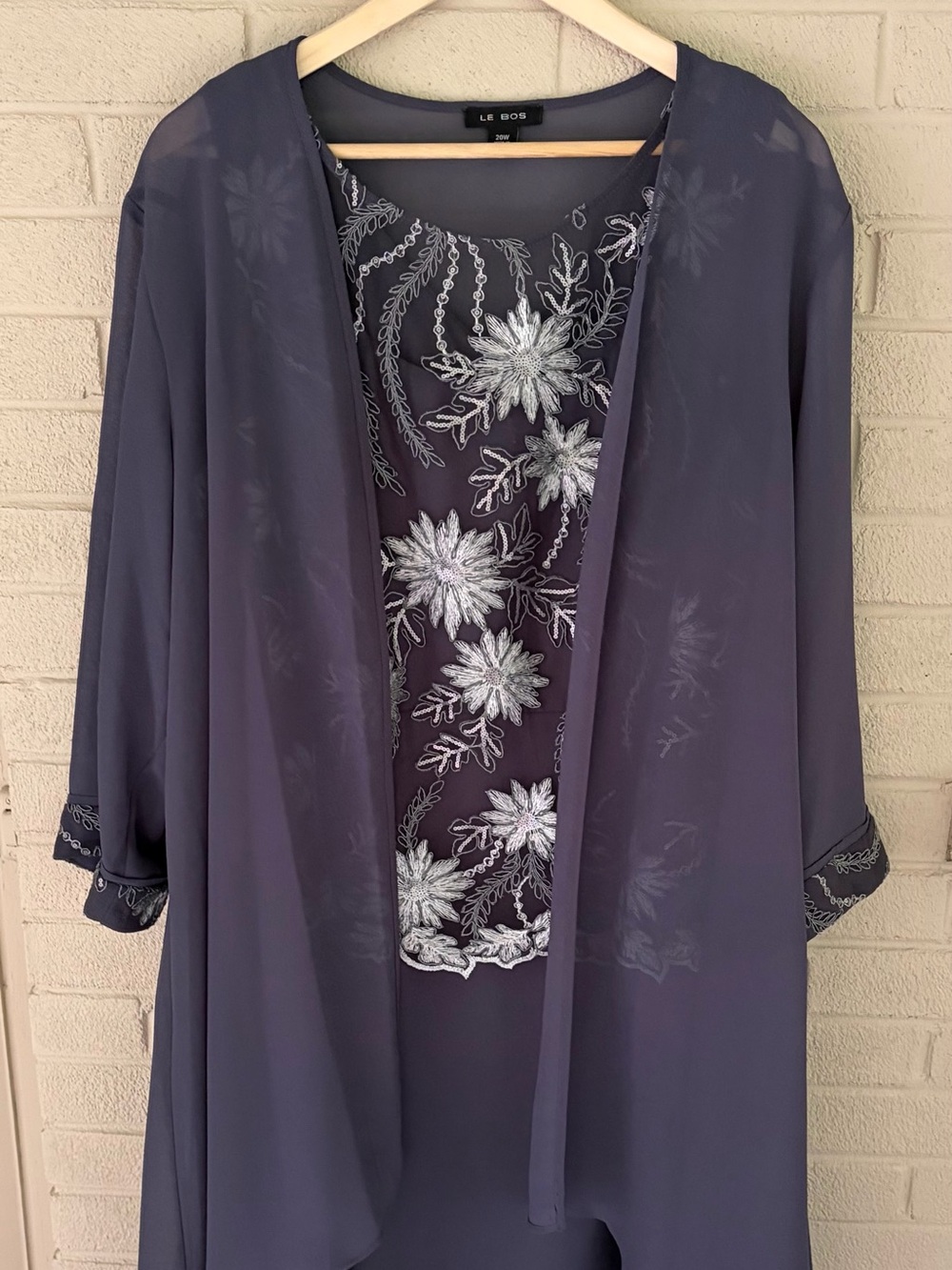 Le Bos Two Piece Mother Of The Bride Jacket Dress Set